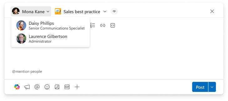user settings